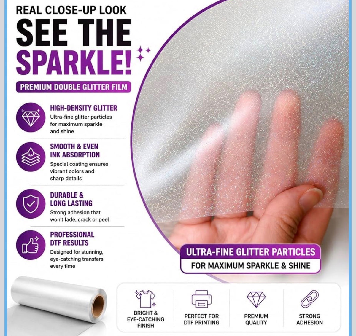 Glitter UV GangSheets
